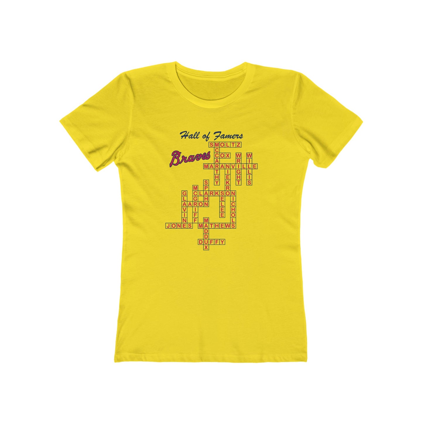 Braves Hall of Famers - Atlanta, Milwaukee, Boston - Women's Tee
