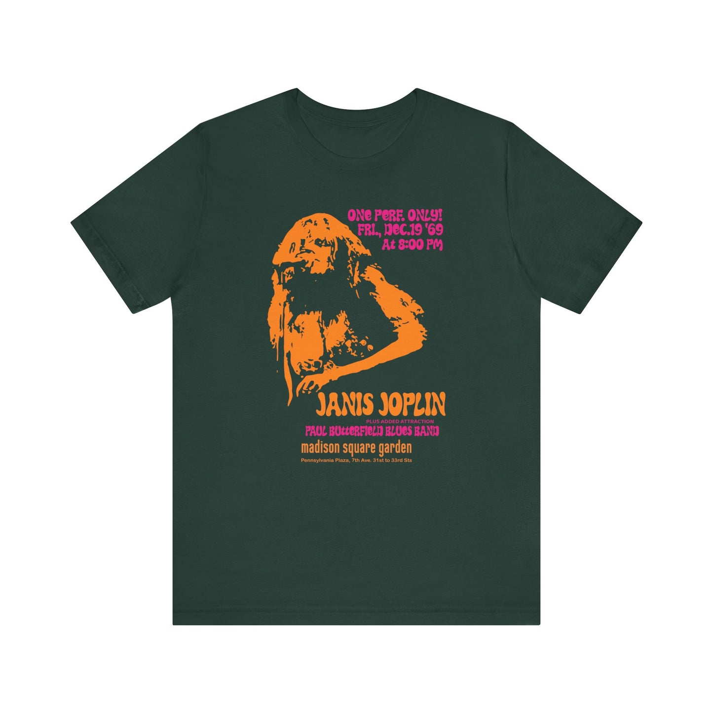 Janis Joplin at MSG - Unisex T-Shirt