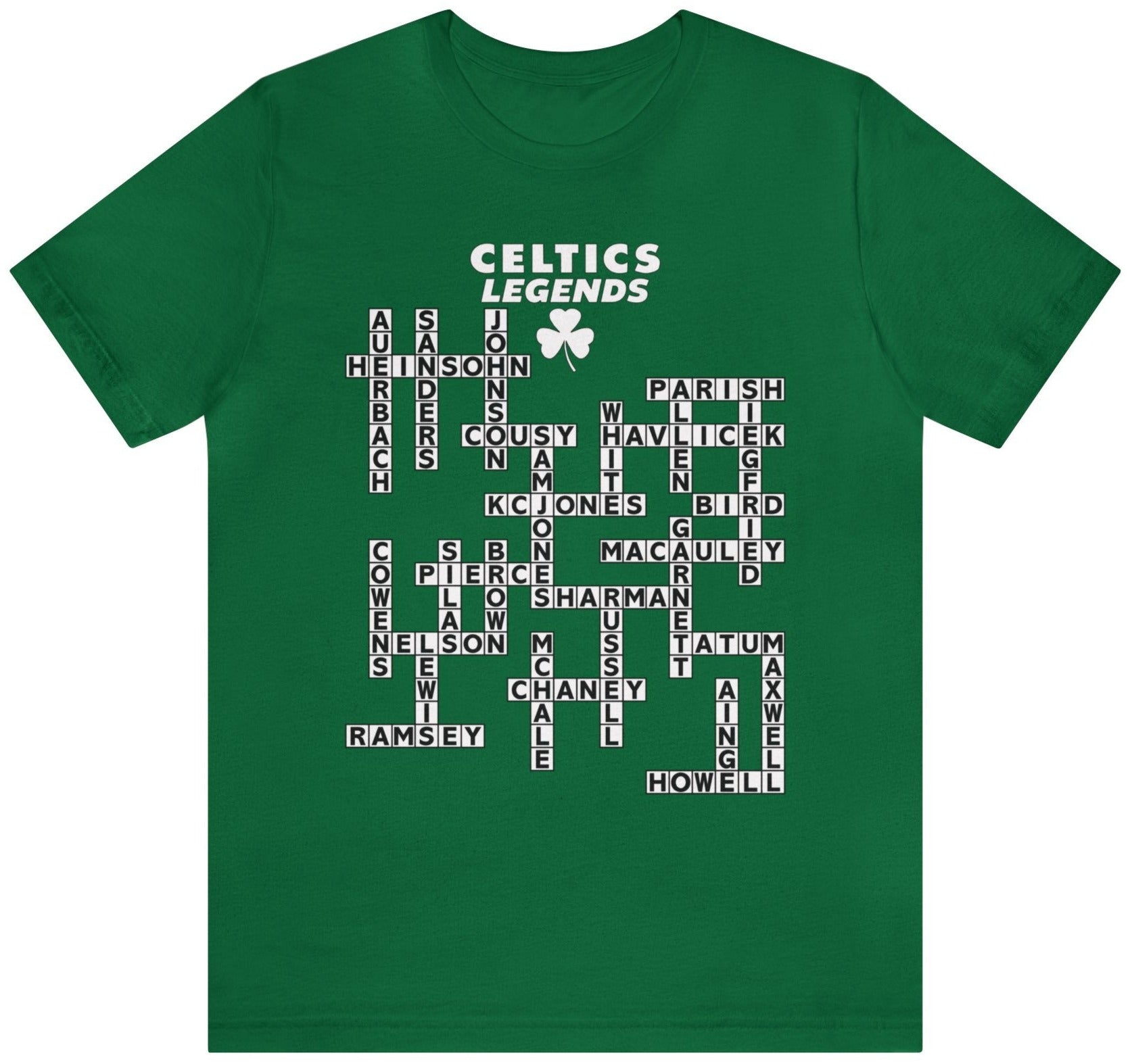 Boston Celtics crossword t shirt