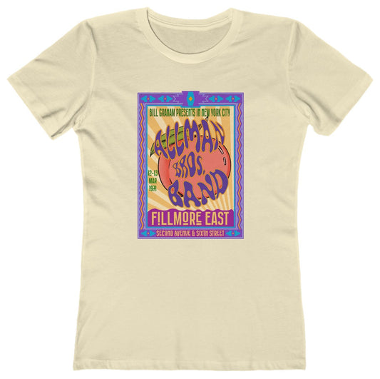 T-shirt with an Allman Brothers Band at the Fillmore East poster graphic