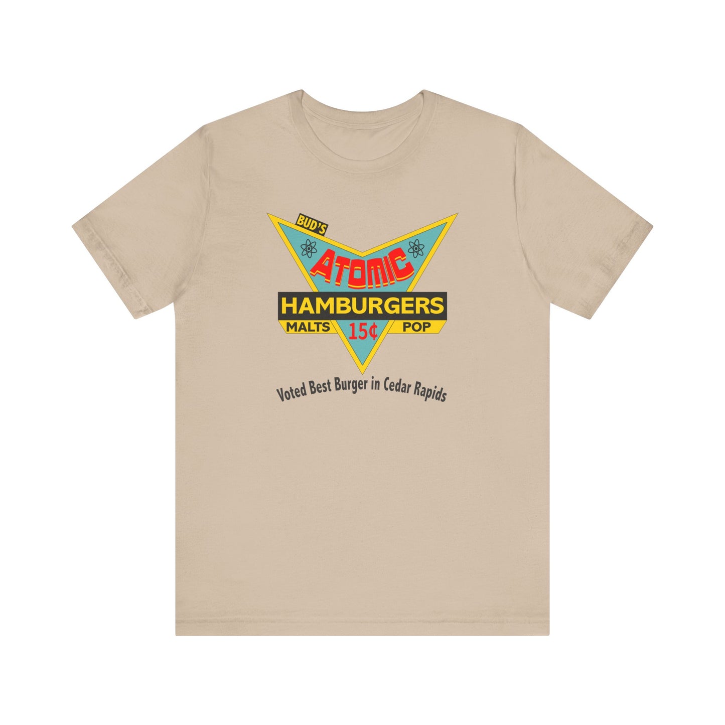 Atomic Hamburger Retro Sign Unisex T-Shirt