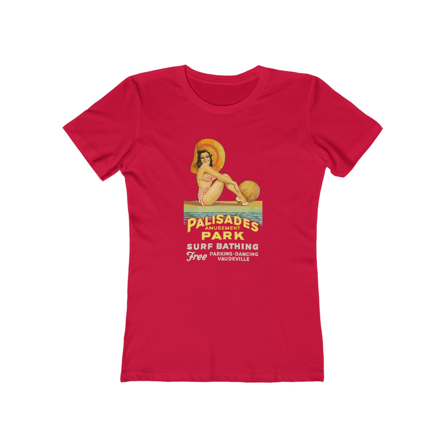 Palisades Amusement Park T-Shirt, New Jersey Tee Women's