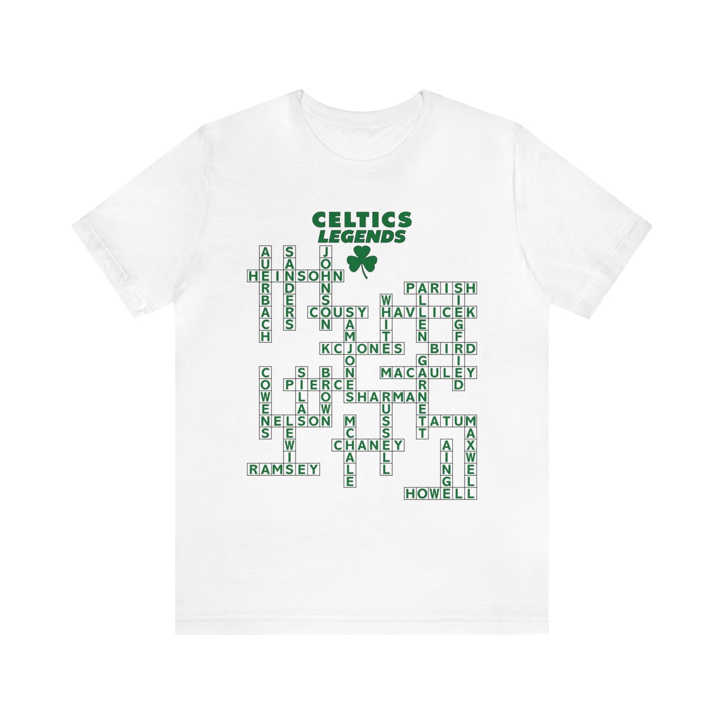 Celtics Legends Crossword - Unisex T-Shirt