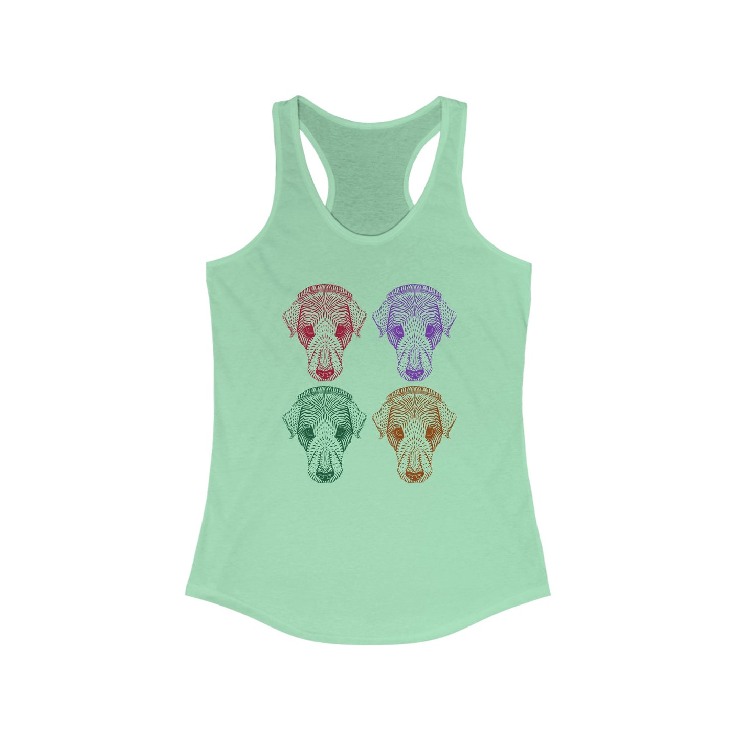 Four Dogs - Women's Racerback Tank