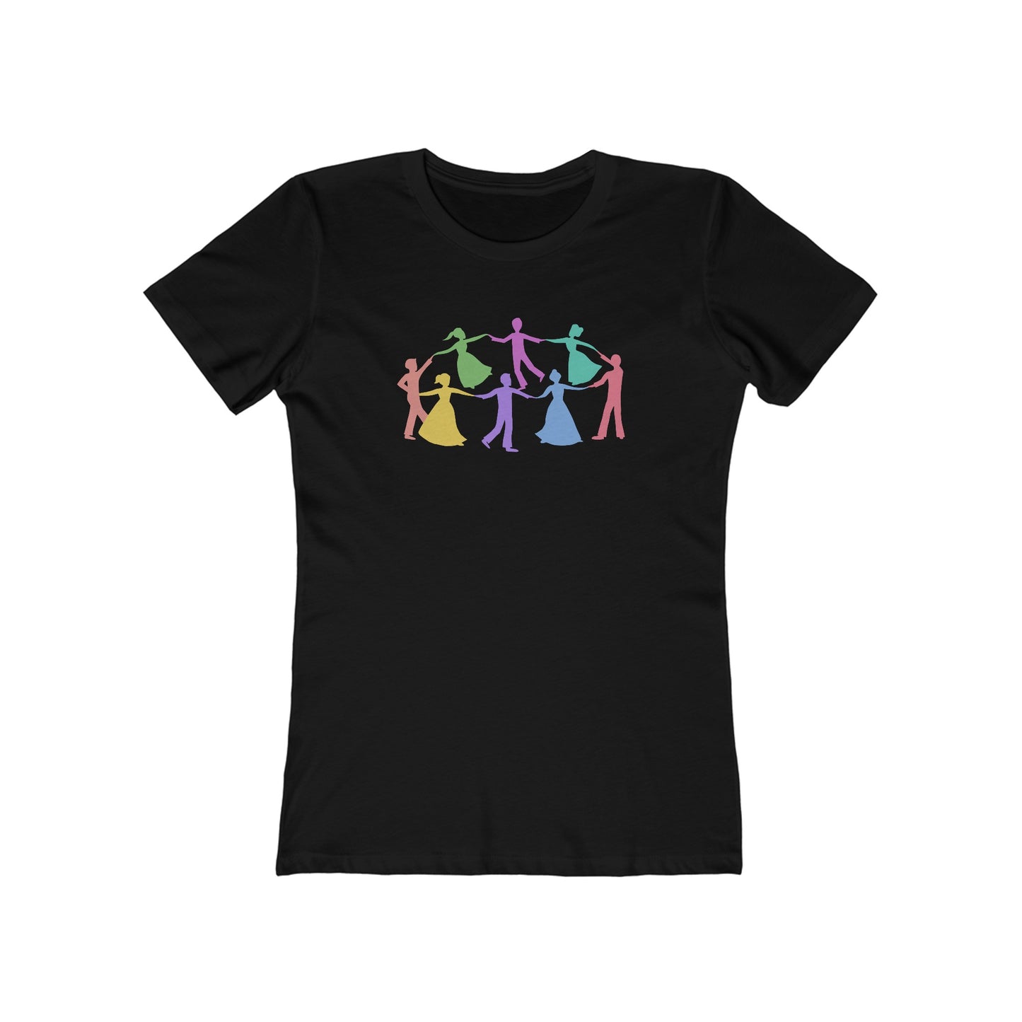 Dance Together Apart - Front/Back - Custom Women's T-Shirt