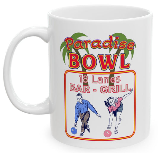Bowling Alley coffee mug
