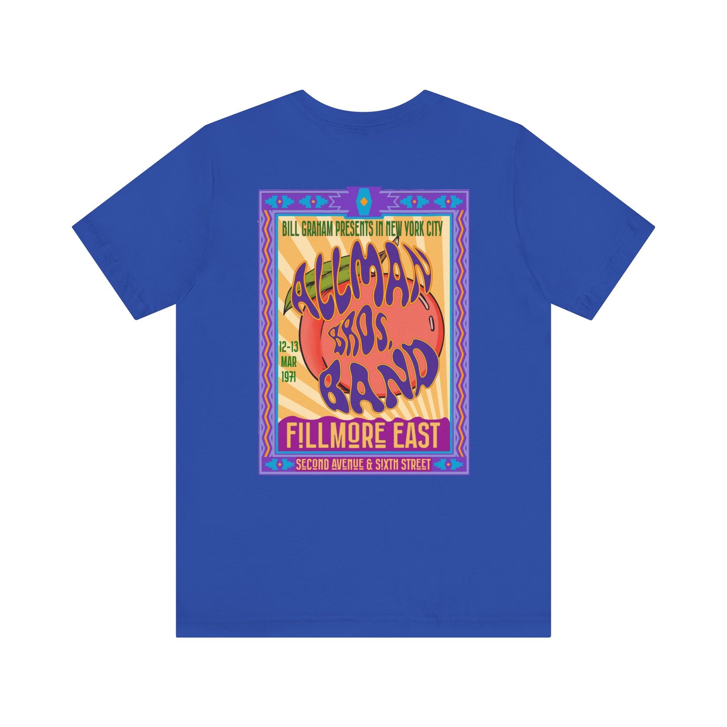 Fillmore East/Allman Bros at the Fillmore - Front/Back Unisex T-Shirt