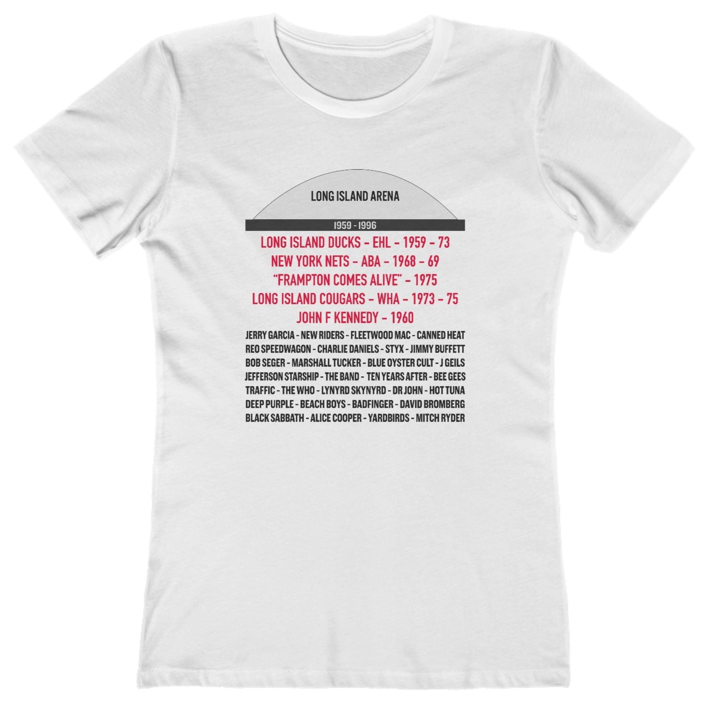 Long Island Arena Commack t-shirt