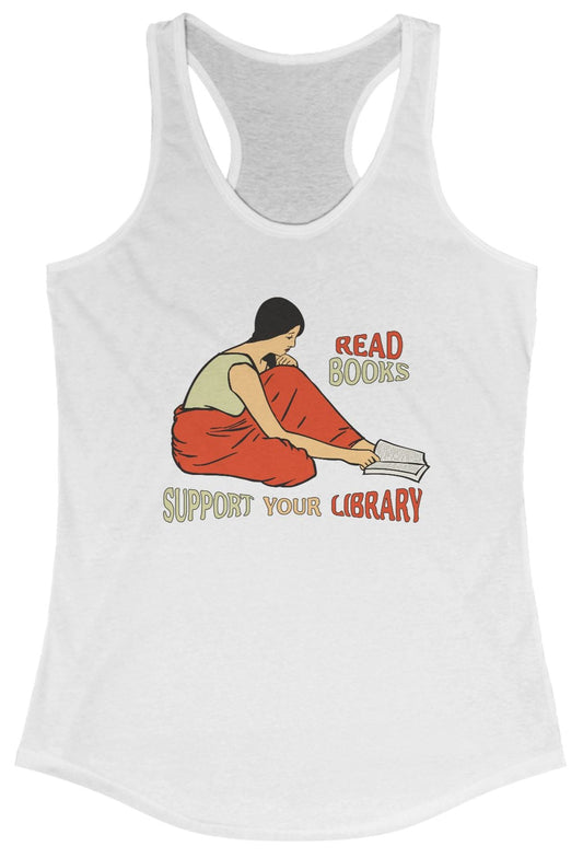 Reading, Books and Library Tank Top