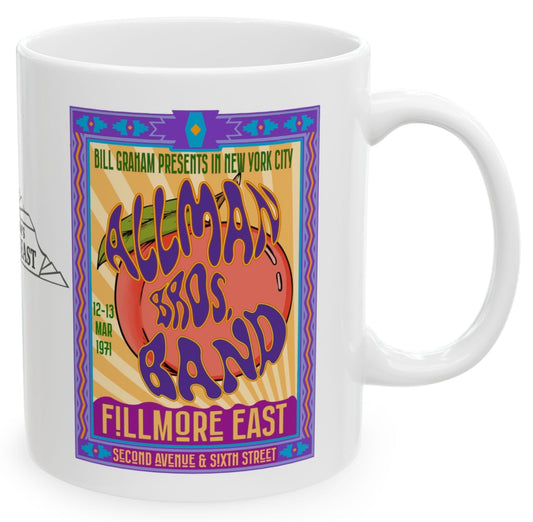 Allman Brothers Fillmore East Coffee Mug