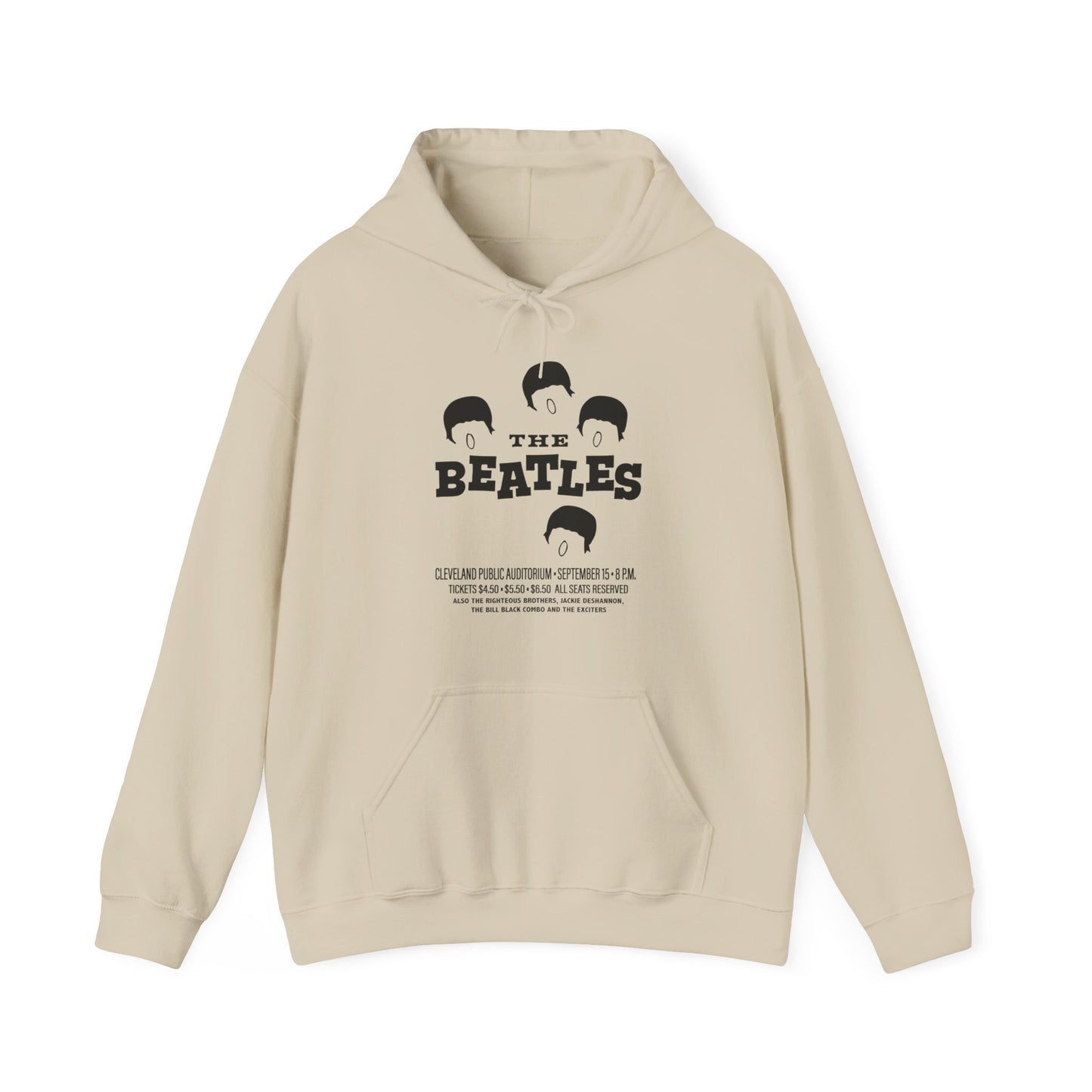 Beatles in Cleveland - Concert Poster - Unisex Hoodie
