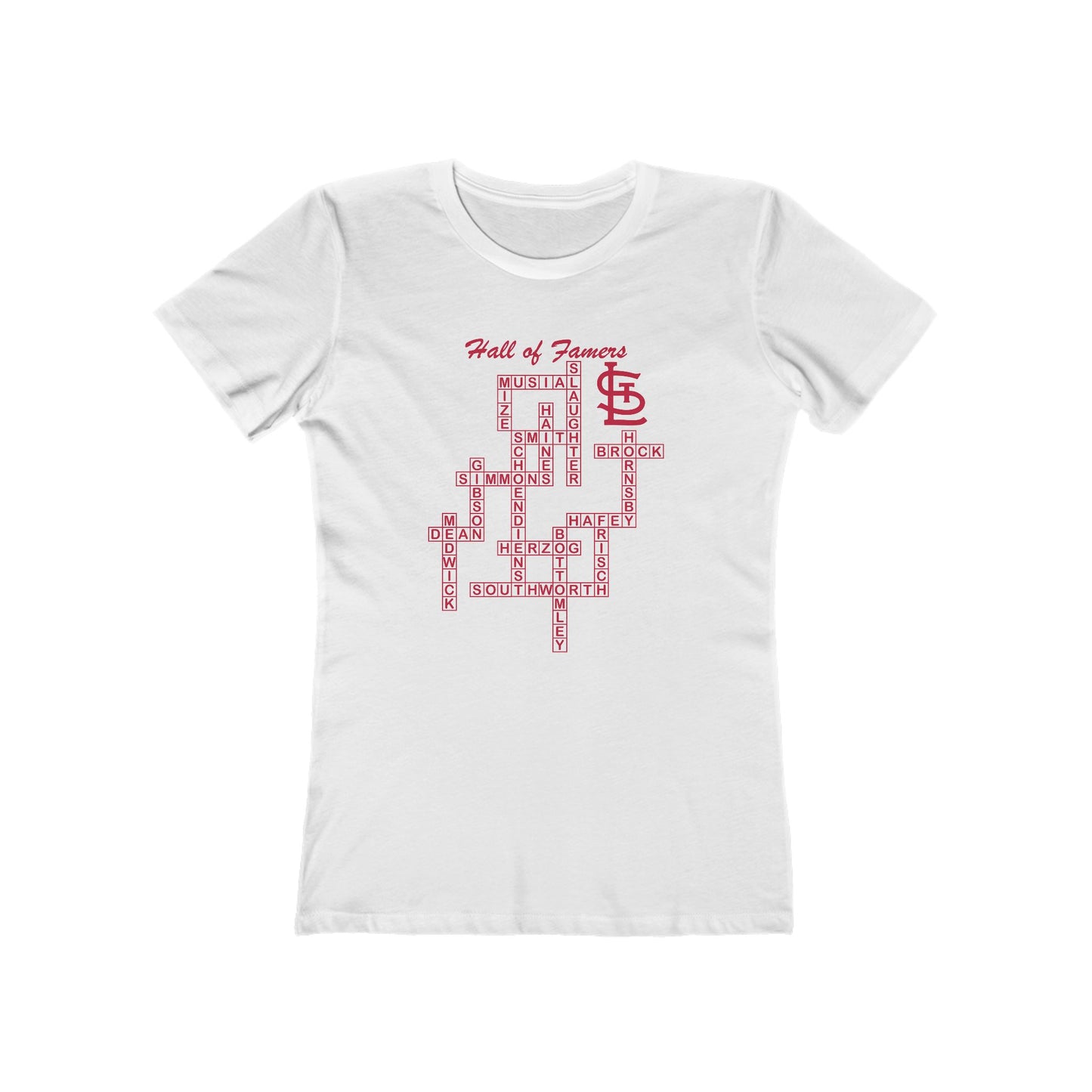 St Louis Cardinals Hall of Famers - Women's T-Shirt