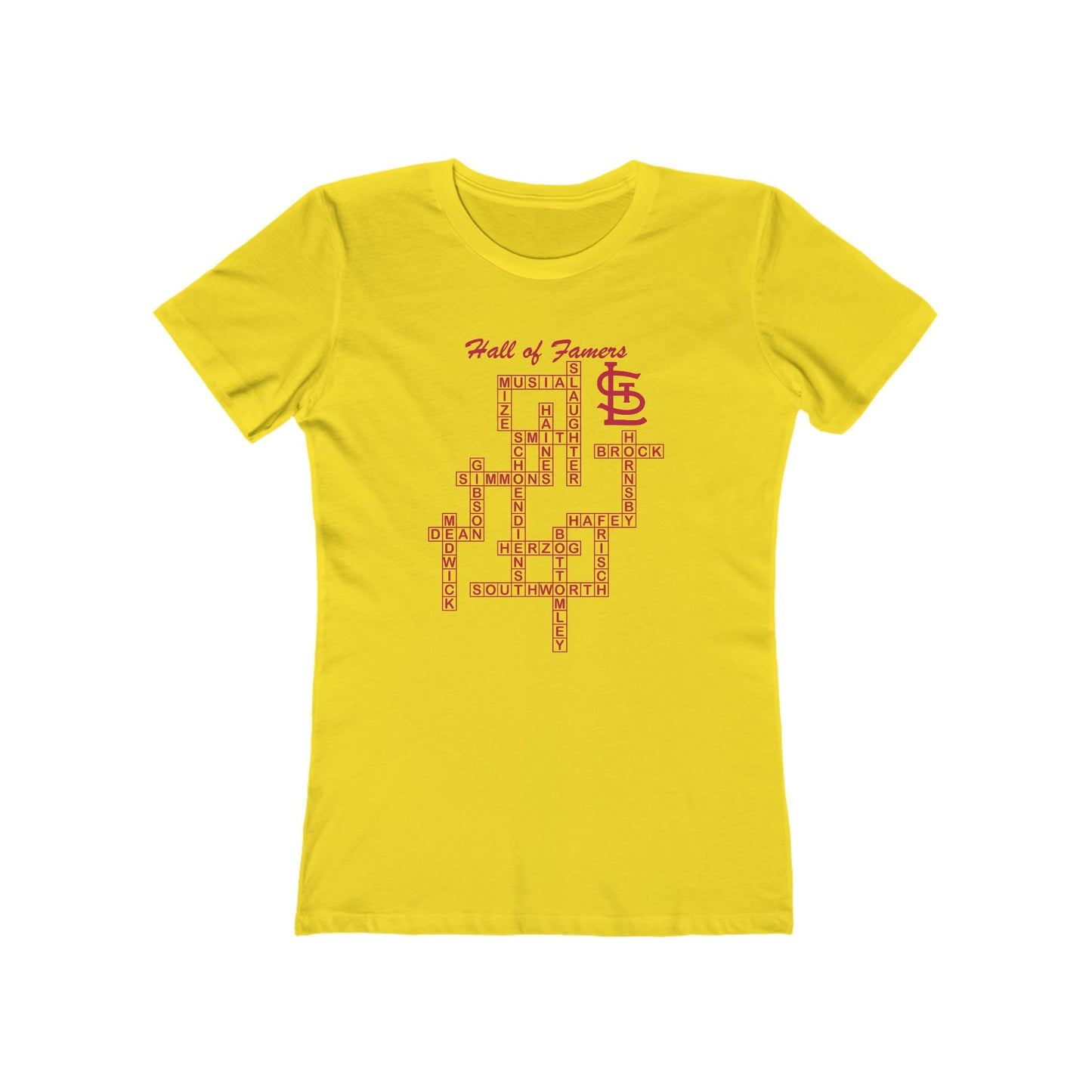 St Louis Cardinals Hall of Famers - Women's T-Shirt