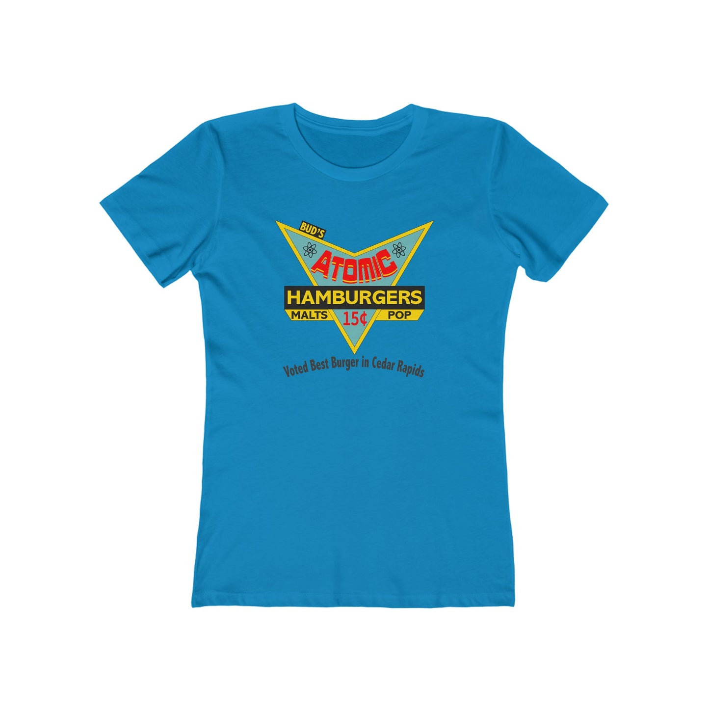 Atomic Hamburgers Retro Sign Women's T-Shirt
