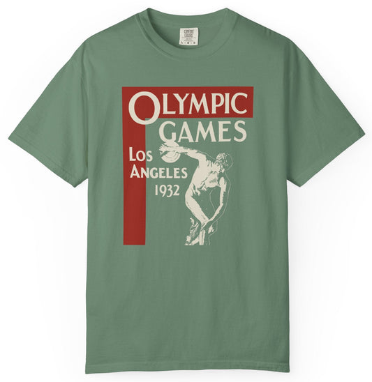T-shirt with Olympic Games Los Angeles 1932 graphic.