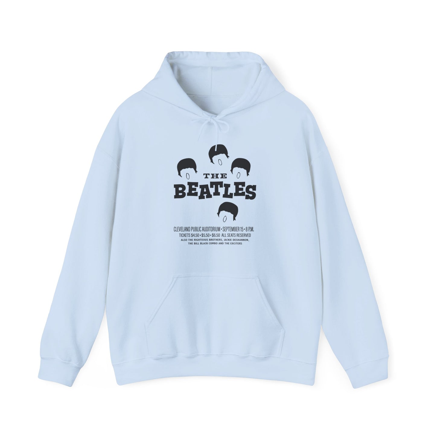 Beatles in Cleveland - Concert Poster - Unisex Hoodie