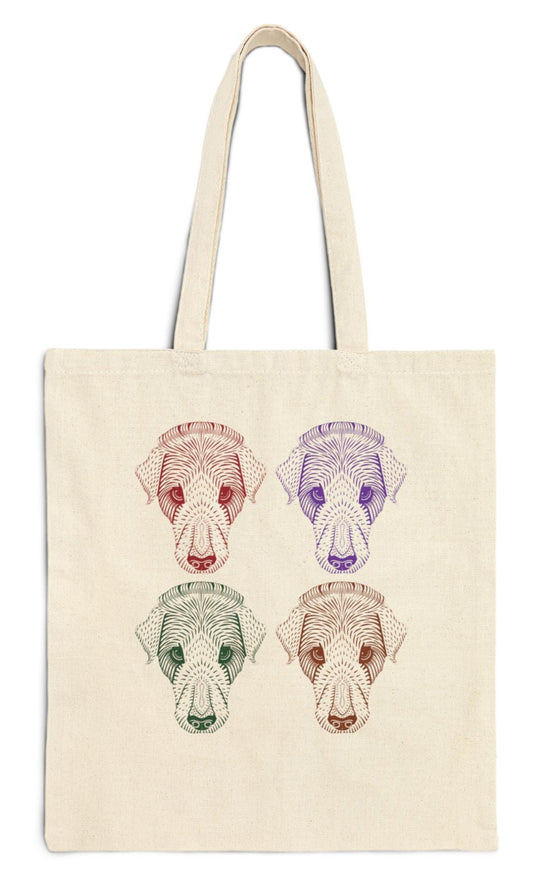 Dogs canvas tote bag