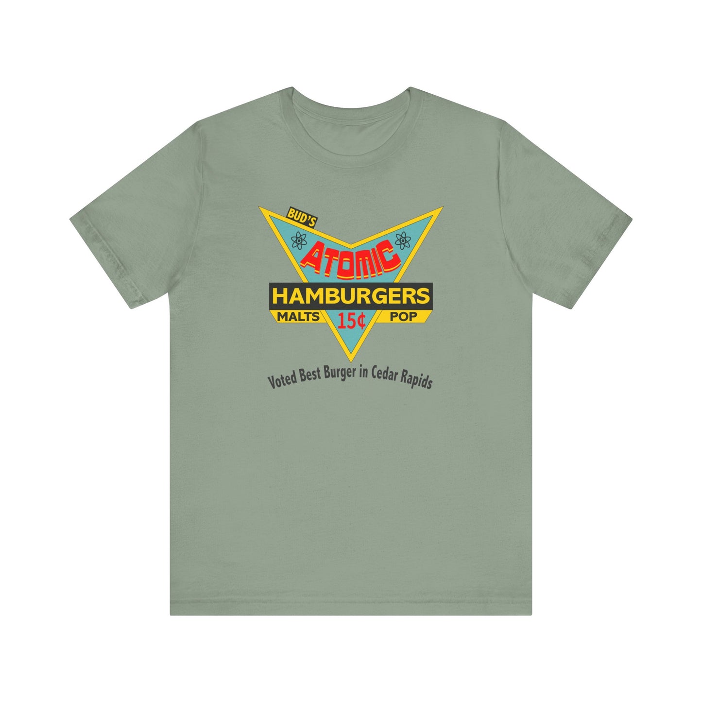 Atomic Hamburger Retro Sign Unisex T-Shirt