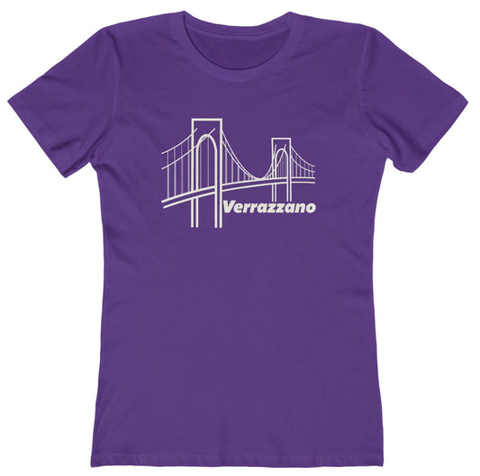 T-shirt with a bridge graphic and 'Verrazzano' text
