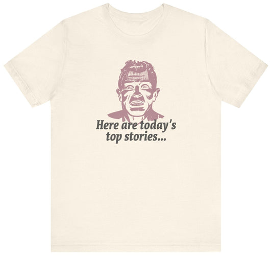 Shocking news t shirt