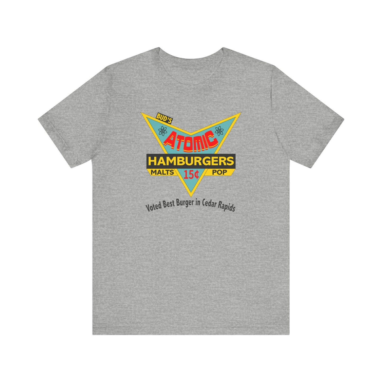 Atomic Hamburger Retro Sign Unisex T-Shirt