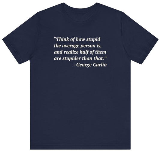 George Carlin t shirt