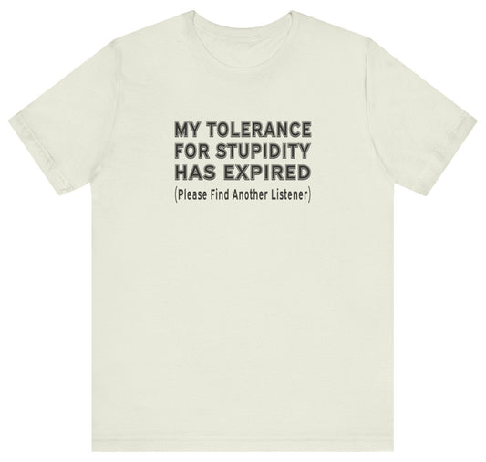 Stupidity t-shirt