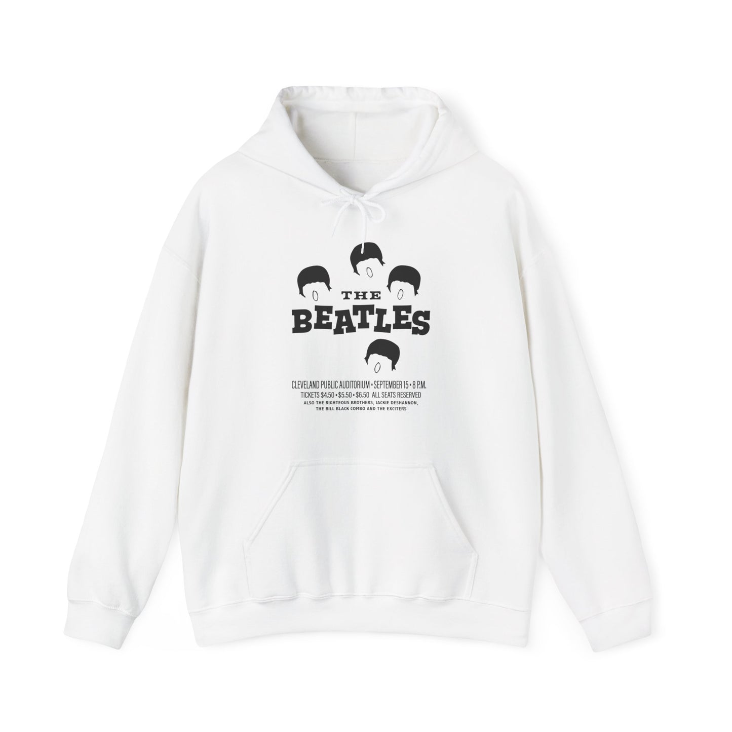 Beatles in Cleveland - Concert Poster - Unisex Hoodie
