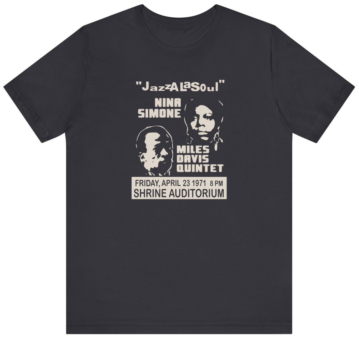 Nina Simone Miles Davis t shirt