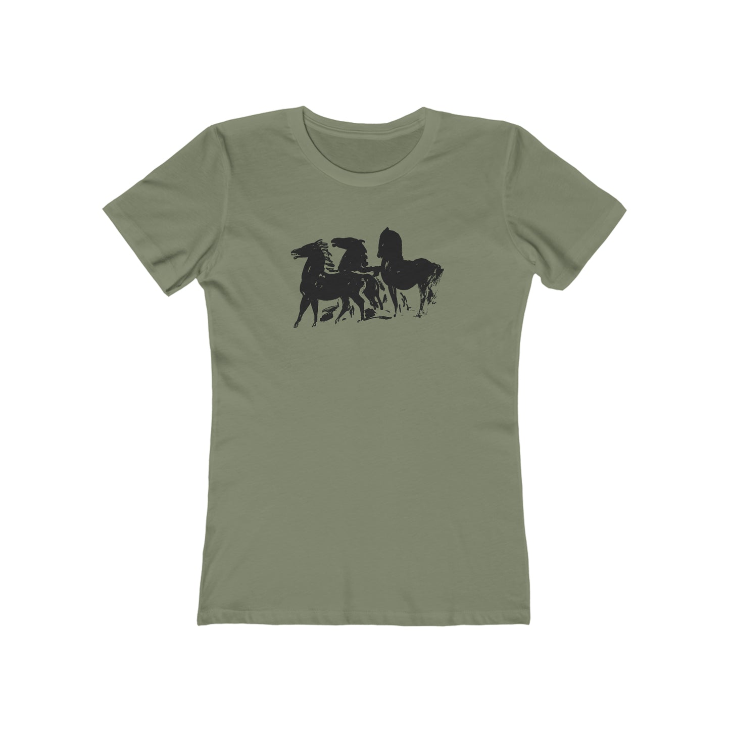 3 Horses - Women's T-Shirt