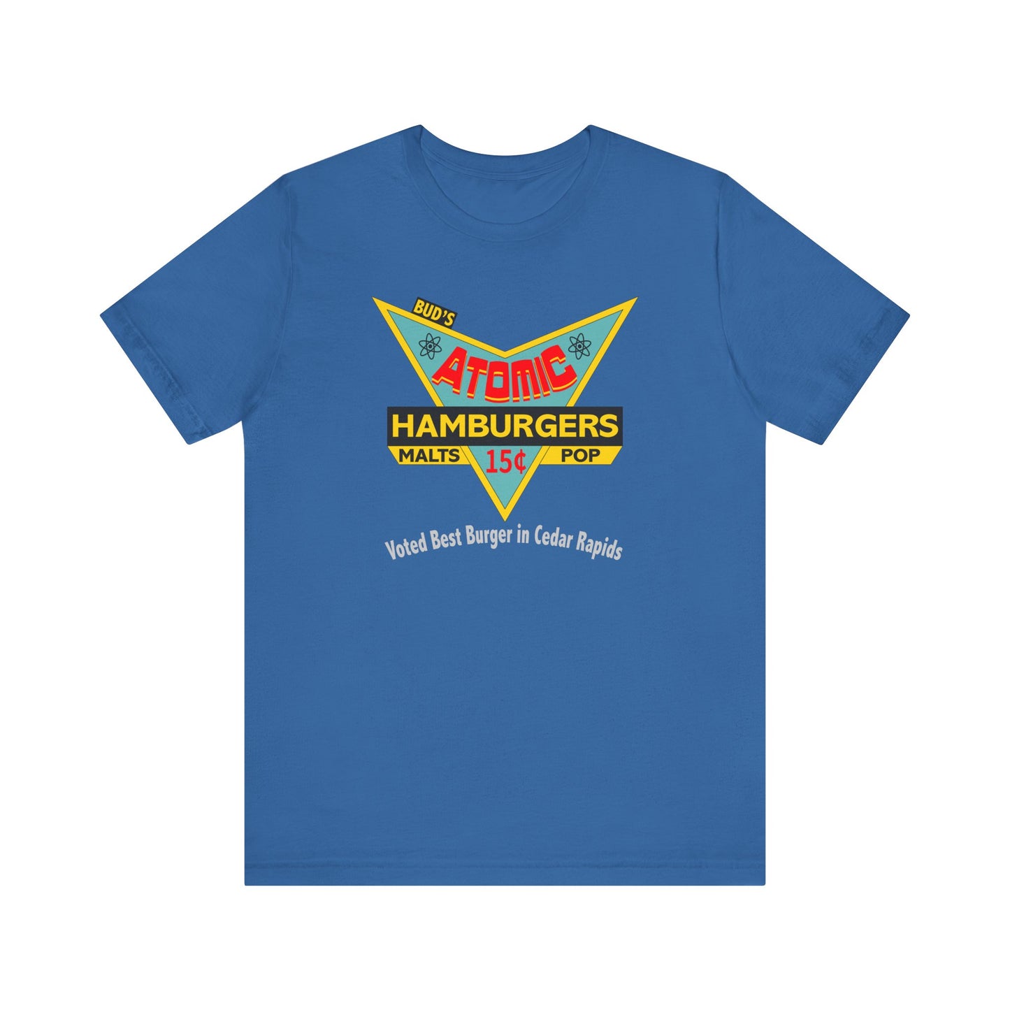 Atomic Hamburger Retro Sign Unisex T-Shirt