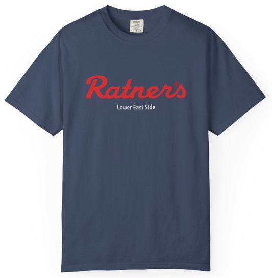 T-shirt with "Ratner's Lower East Side" text