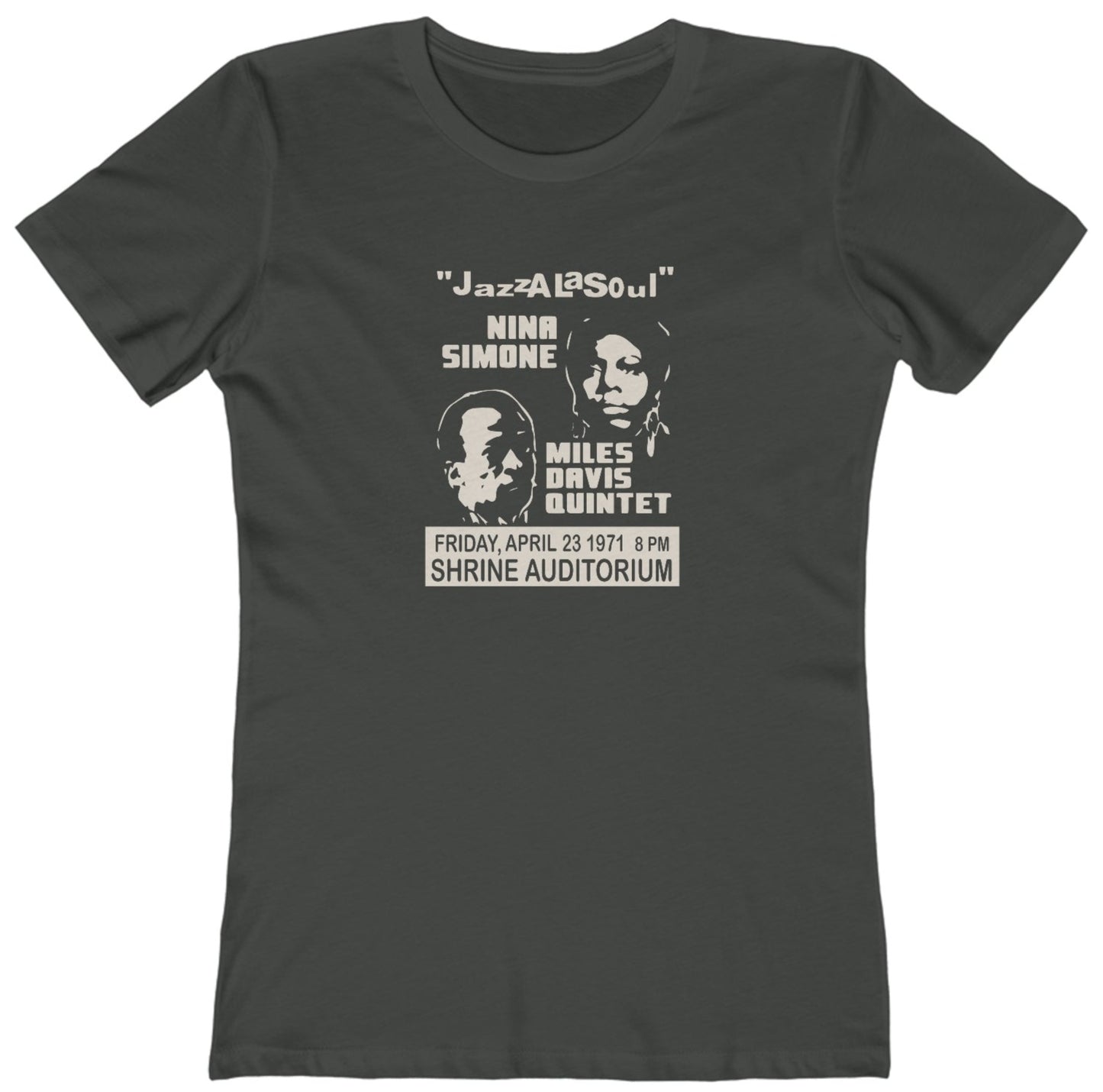 Nina Simone Miles Davis t shirt