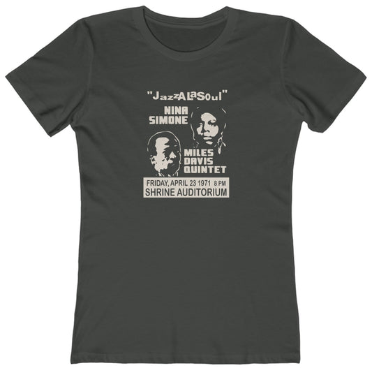 Nina Simone Miles Davis t shirt