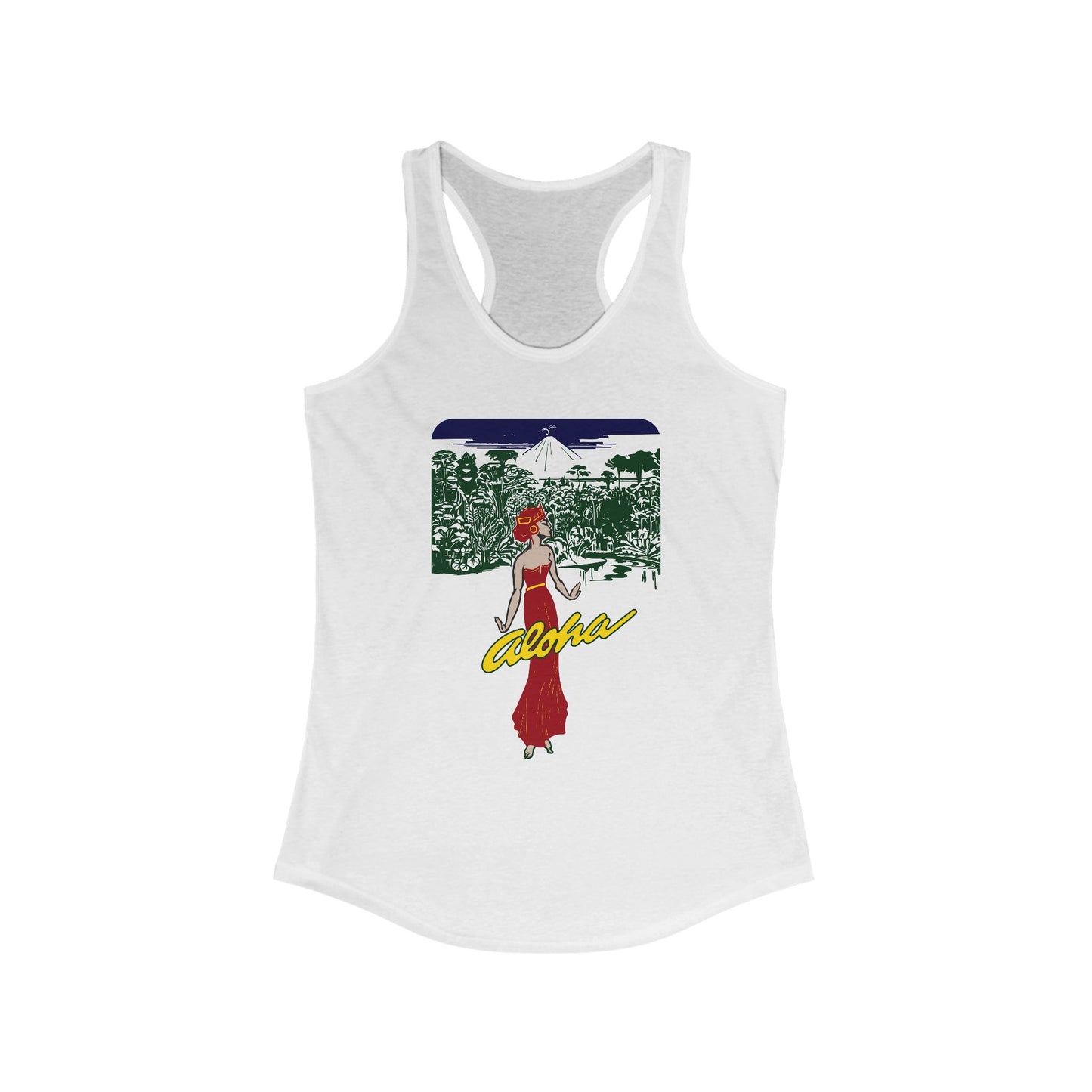 Aloha - Hawaii - Women's Racerback Tank