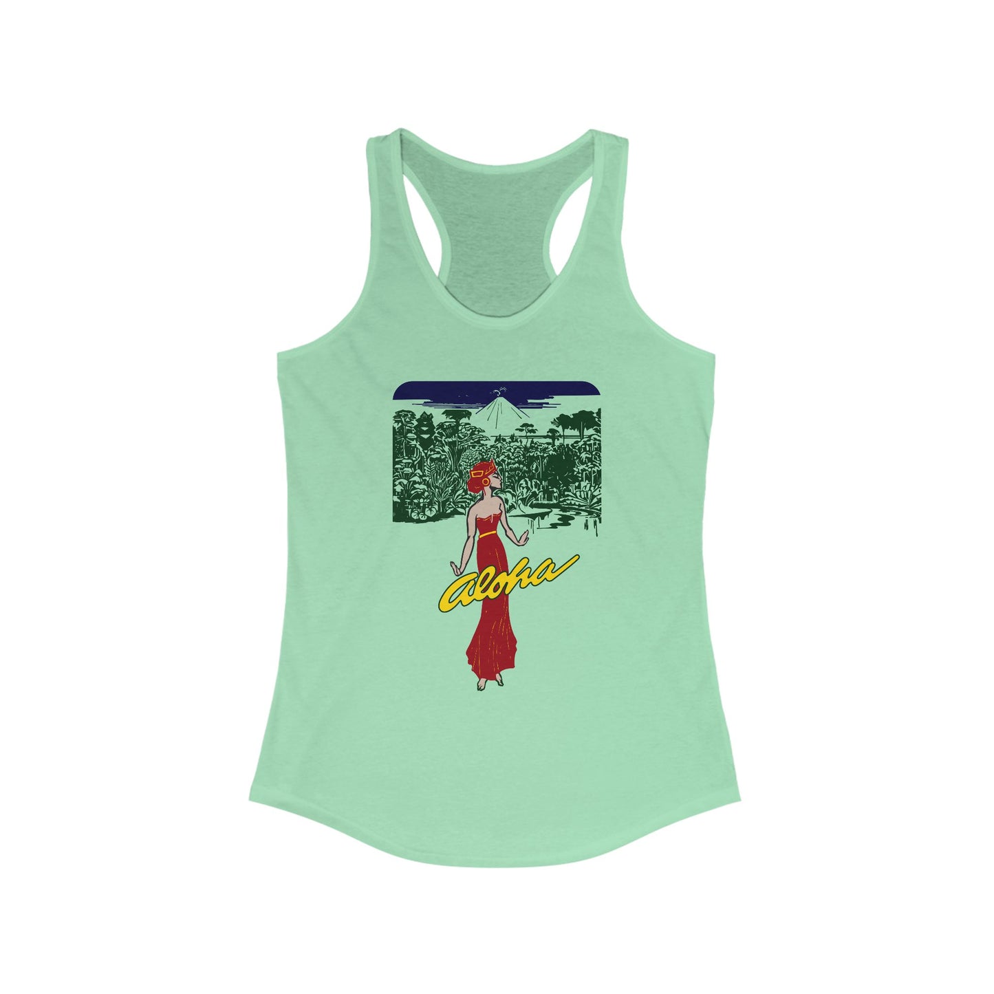 Aloha - Hawaii - Women's Racerback Tank