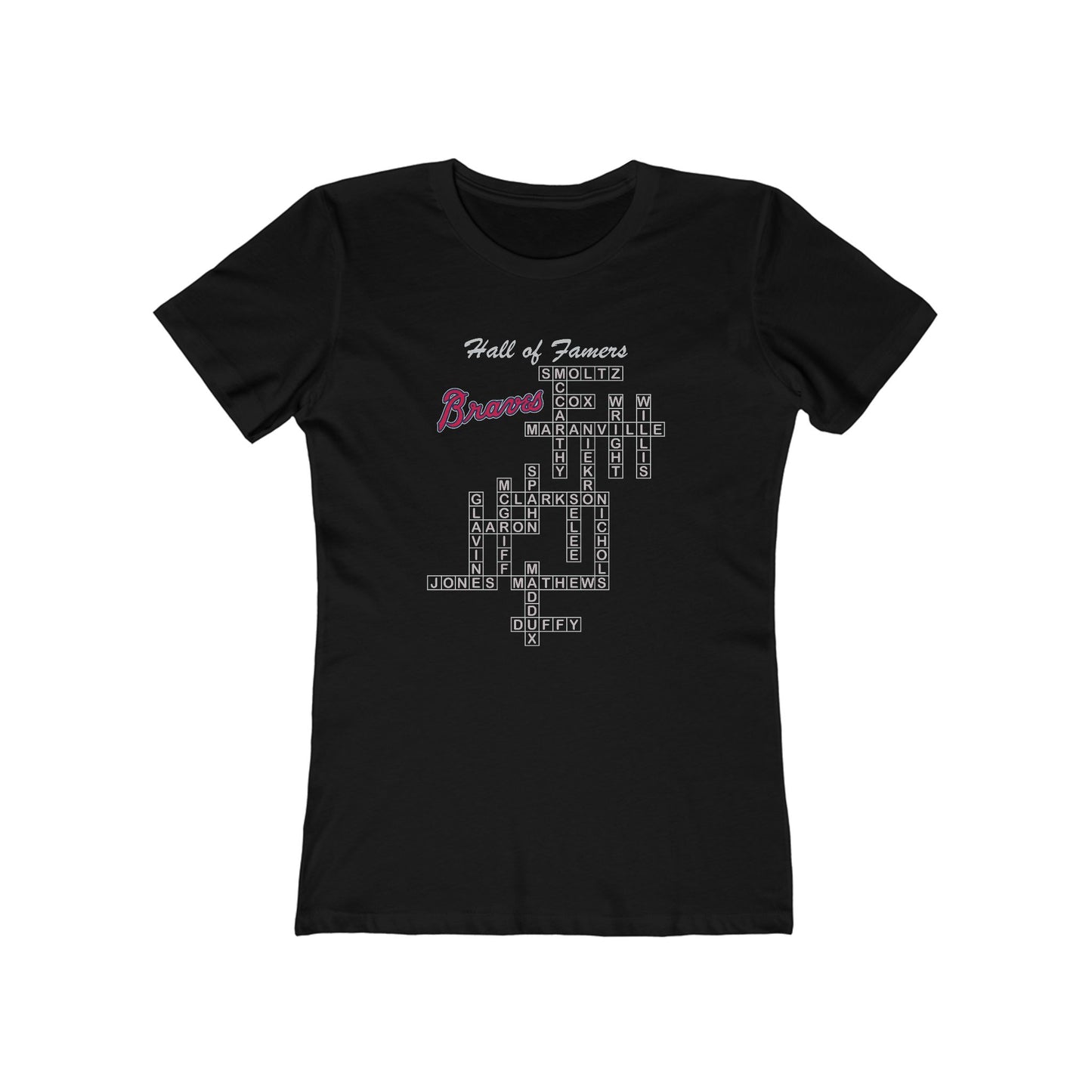 Braves Hall of Famers - Atlanta, Milwaukee, Boston - Women's Tee