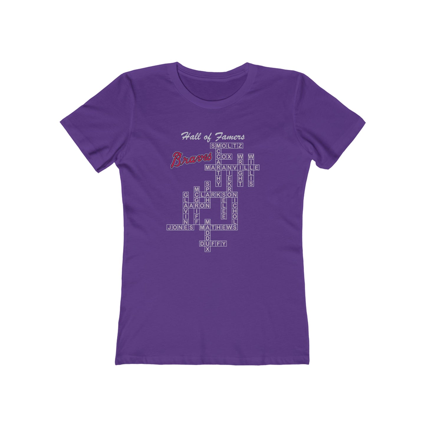 Braves Hall of Famers - Atlanta, Milwaukee, Boston - Women's Tee