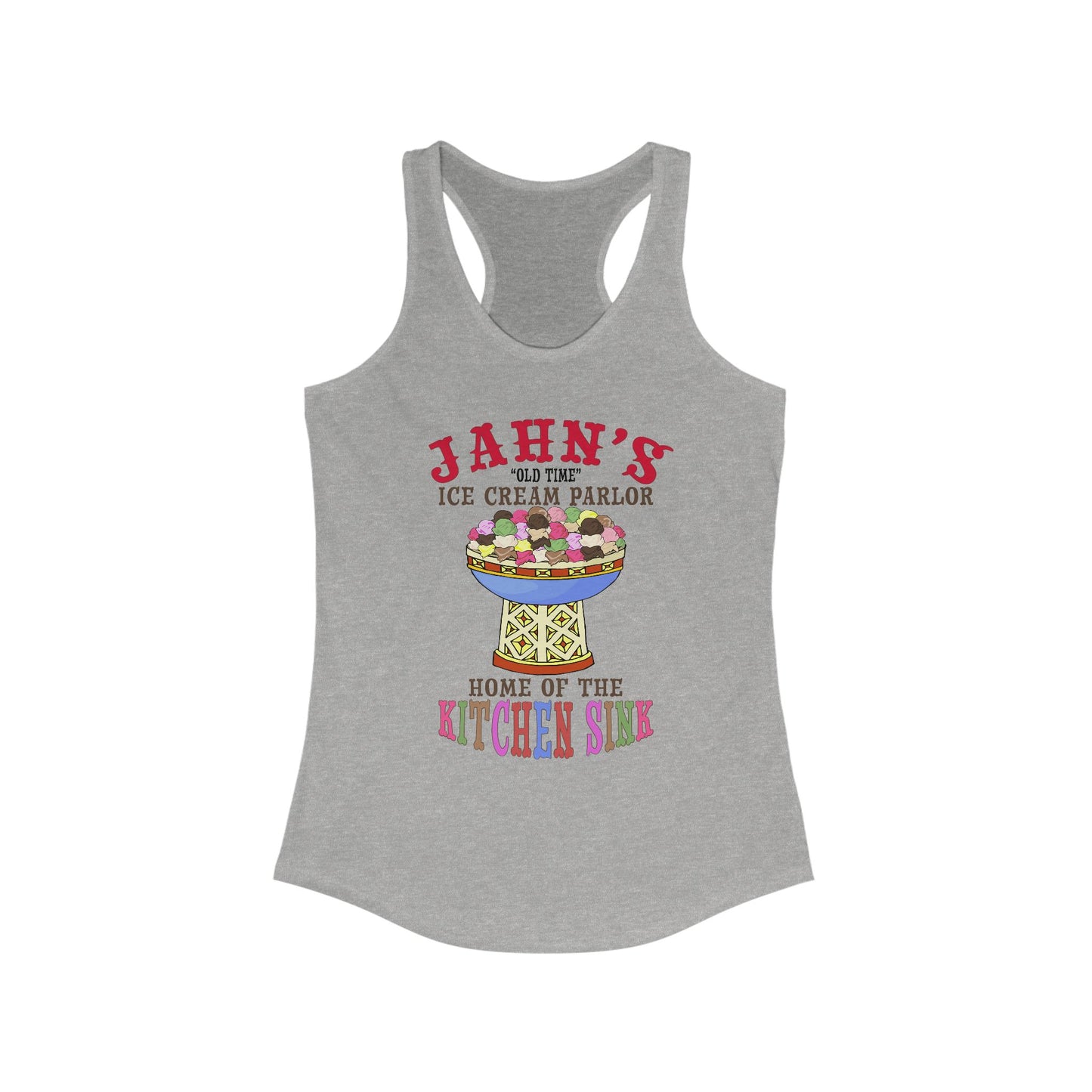 Jahn's - Ice Cream - Women's Racerback Tank