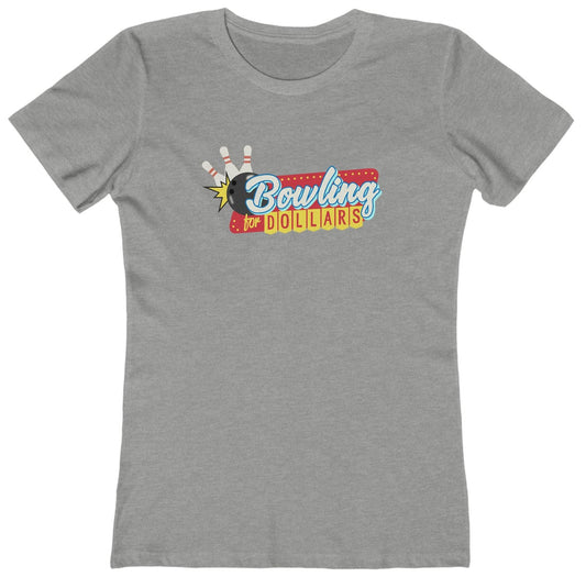 T-Shirt with 'Bowling for Dollars' graphic