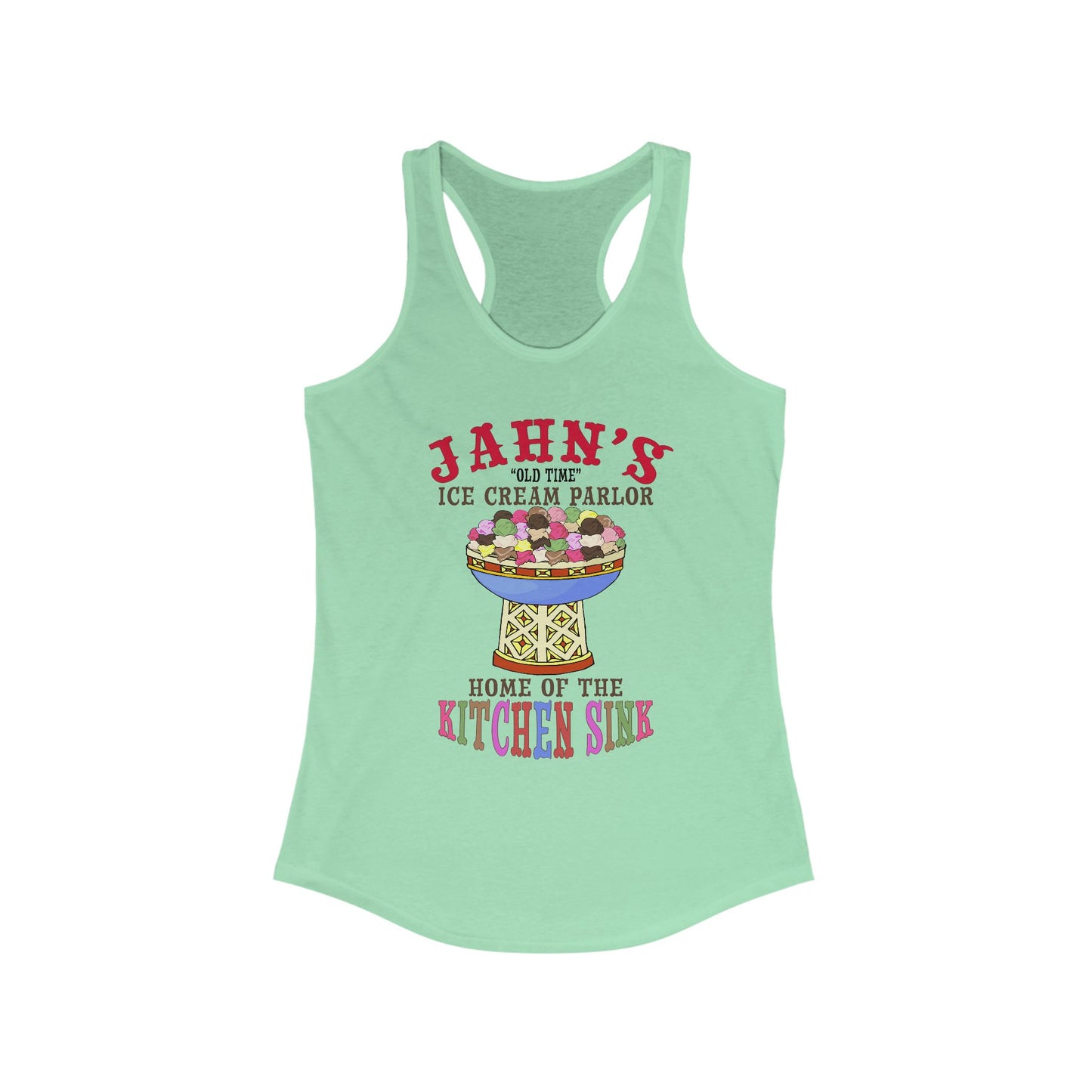 Jahn's - Ice Cream - Women's Racerback Tank