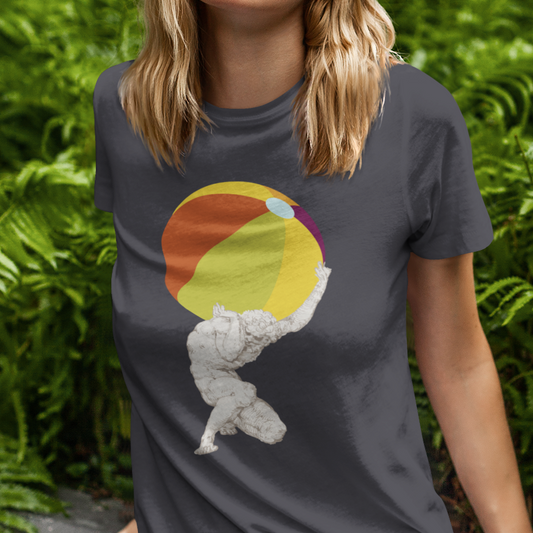 Atlas beachball beach t shirt