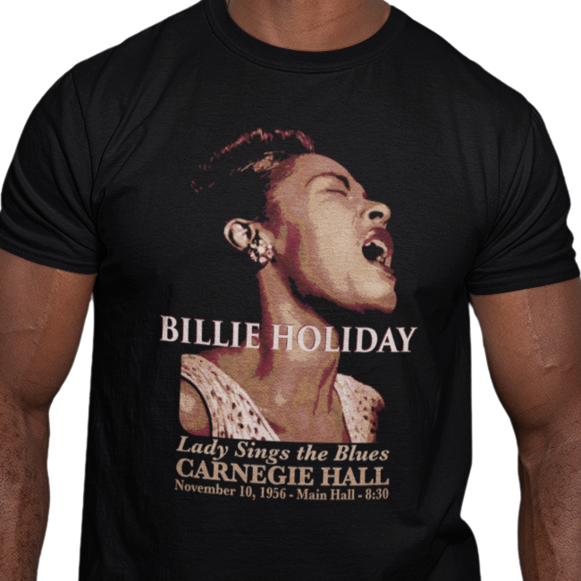 Billie Holiday at Carnegie Hall NYC t-shirt