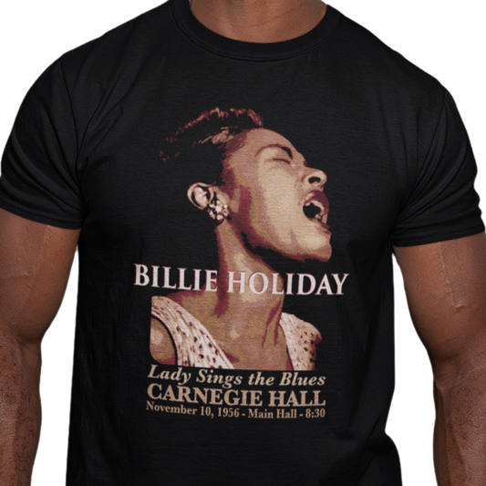 Billie Holiday at Carnegie Hall NYC t-shirt