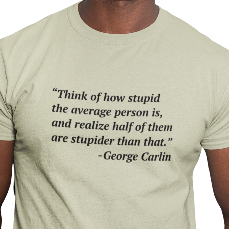 George Carlin t shirt