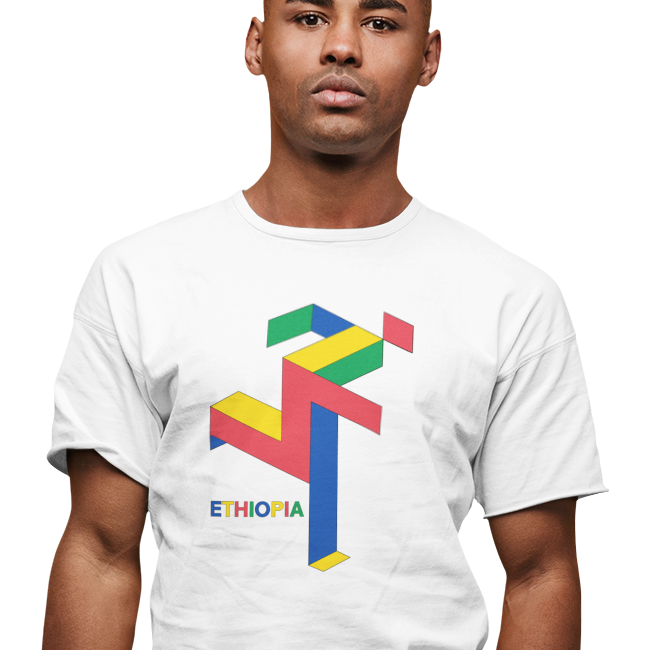Ethiopia runner Olympics t shirt