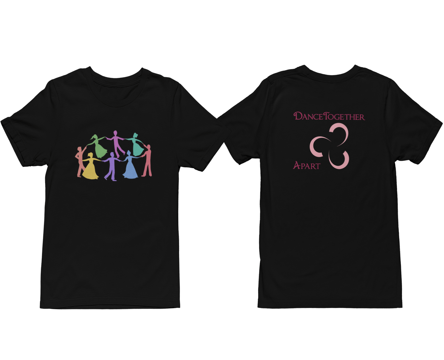 Dance Together Apart - Front/Back - Custom Women's T-Shirt