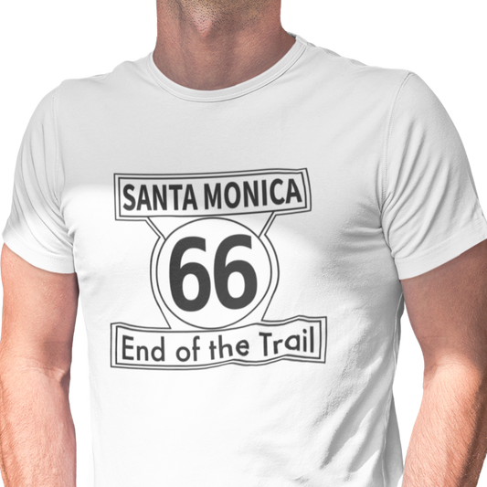 Santa Monica Route 66 t shirt
