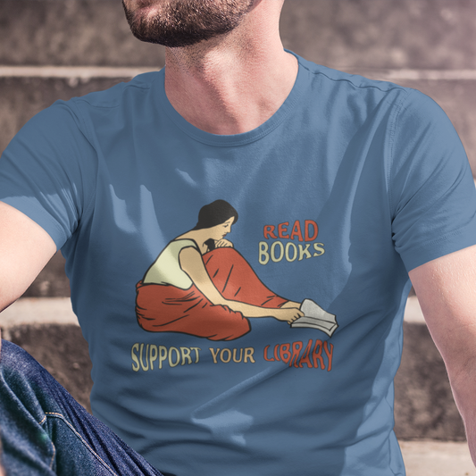 Reading, Books and Library t-shirt