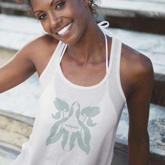 Tulips Women's Racerback Tank